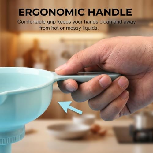 7-in-1 Long Handle Dispenser Sets Wide Mouth Versatile Funnel