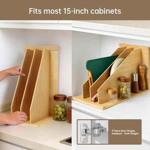 Tray Dividers for Kitchen Cabinets,cookie sheet divider for cabinet