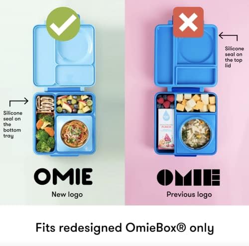 OmieBox (2 pack) Leakproof Dips Containers To Go, Salad Dressing