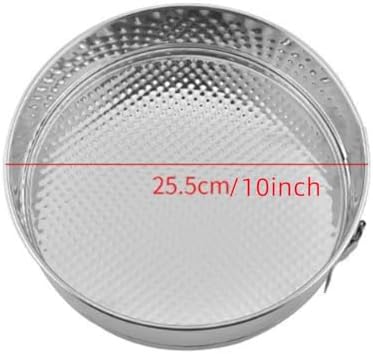 10 Inch 304 Stainless Steel Springform Cake Pan, Stainless Steel