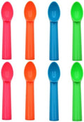 8 Pack Plastic Ice Cream Scoop & Fruit Scoop Nonstick Ice Cream Spoon