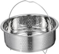 DOITOOL Stainless Steel Steamer Basket for Pot, 8.65inch/22cm Vegetable Steamer Basket Insert Steaming Rack with Handle, Vegetables Fruit Strainers and Colanders for Home Kitchen Cooking
