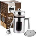 Glass French Press Coffee Maker, 34 oz