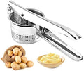 Stainless Steel Potato Presser Masher Ricer, Commercial Grade Tool to
