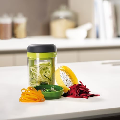 Joseph Joseph Spiro Hand Held Vegetable Slicer Spiralizer, Spaghetti