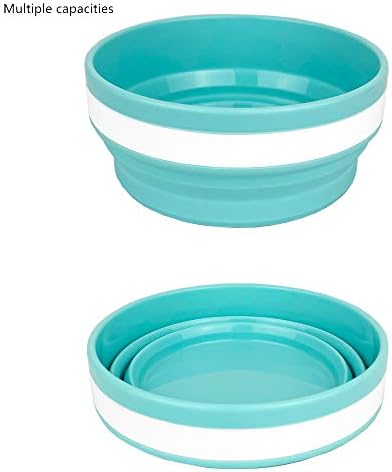 CARTINTS Collapsible Bowls With Lids Silicone Food Storage Containers