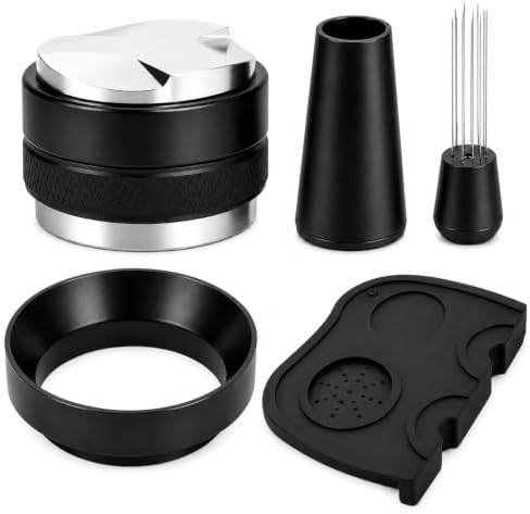 53mm Espresso Tool Kit, Distributor Tamper, WDT Tool, Magnetic Funnel