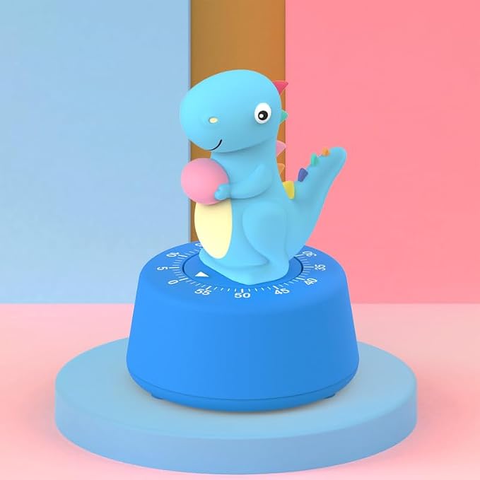 ELE DEPI 60 Minutes Mechanical Kitchen Timer, Cute Dinosaur Timer - Image 7