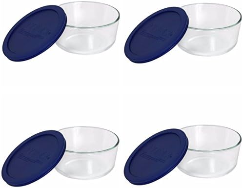 Pyrex Storage 4-Cup Round Dish, Case of 4