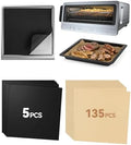 140PCS Air Fryer Liners for Ninja Flip Toaster Oven & Air Fryer SP151