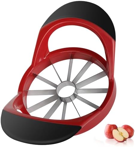 Apple Slicer,4.72 Inch Apple Corer and Slicer -Apple Cutter,Red