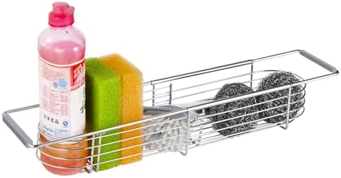 YQh Retractable Sink Drain Rack, 304stainless Steel Expandable Sink