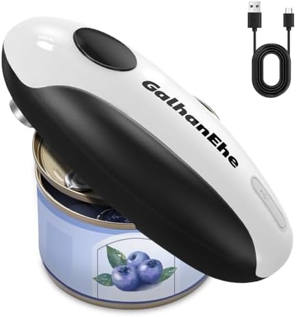 Rechargeable Electric Can Opener for Seniors/Kitchen,One Touch