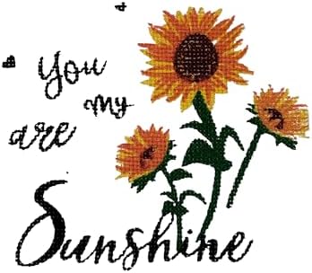 Set of 10, You are My Sunshine and Sunflower Design Tapestry Kitchen