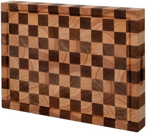 Acacia Wood Cutting Board, 20 x 15 x 1.5 in