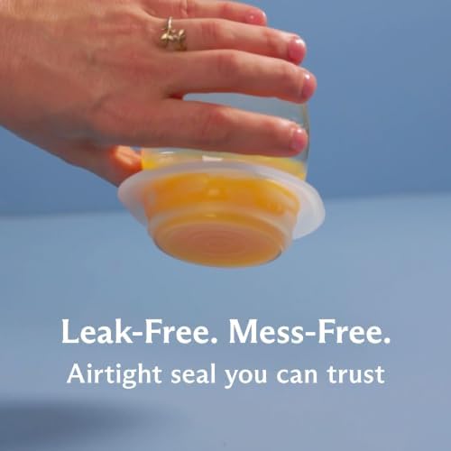 Stasher Reusable Silicone Stretch Lids, Clear, 4-Pack