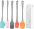 Mini Silicone Spatula Set of 5 - Heat Resistant & Nonstick Rubber
