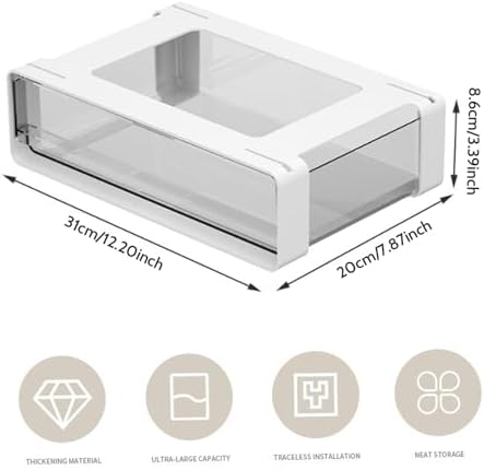 Under Cabinet Drawers Adhesive Under Shelf Drawer Clear Slide Out