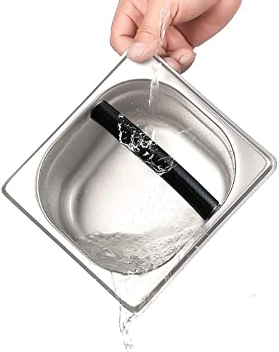 Coffee Knock Box, Stainless Steel Espresso Knock Box,Durable Stainless