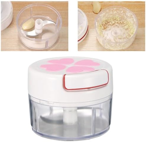Buachois Manual Food Processor Hand Pull Garlic Mincer Onion Cutter