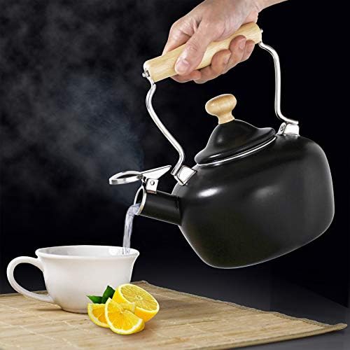 Chantal Carina Tea Kettle, 1.8 QT, Black