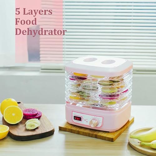 5-Tray Electric Food Dehydrator with 35-70°C Control