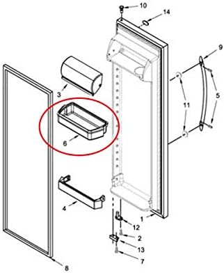 3 Pack W10321304 Refrigerator Door Shelf Bin Fit for Whirlpool