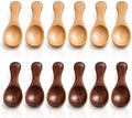12 Pieces Small Wooden Spoon, SourceTon 3.35 Inches Salt Spoon Honey