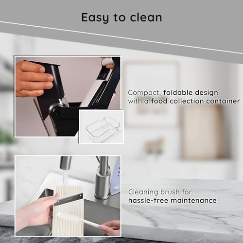 Mandoline Food Slicer with Stainless Steel Blades