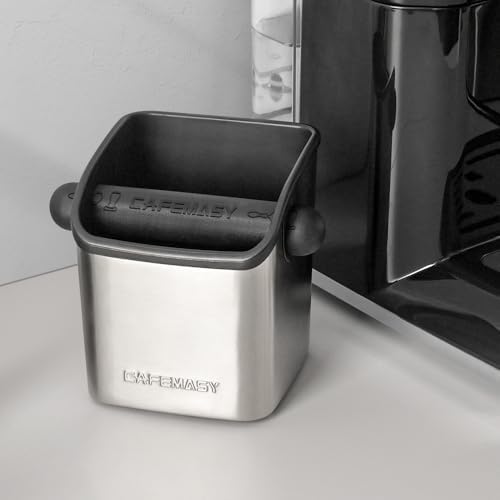 CAFEMASY Coffee Grounds Puck Knockbox Espresso Durable Stainless Steel