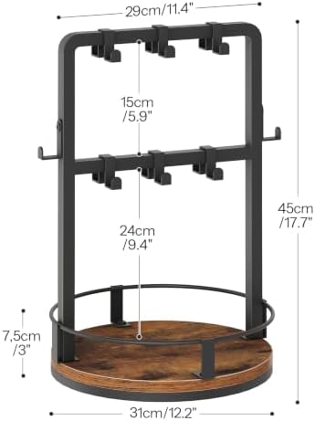 HOOBRO Coffee Bar Organizer, Coffee Pod Holder, Spins 360-Degrees