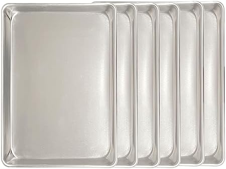 TrueCraftware- Half Size Aluminum Sheet Pan 18" x 13" Baking Sheets