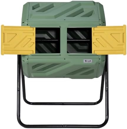 Werph 43 Gal Outdoor Compost Bin, Grass Green