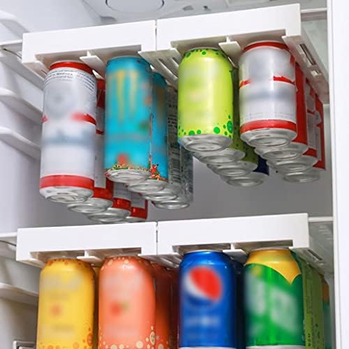 Soda Can Organizer, Refrigerator Stackable Can Holder Drink Dispenser