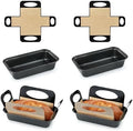 Cokuma Loaf Pans, 9*5-Inch, 2 Set with Non-stick Liners for Homemade