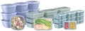 Bentgo Prep Variety Kit, 60 Piece, Reusable Trays, Bowls & Snack Boxes