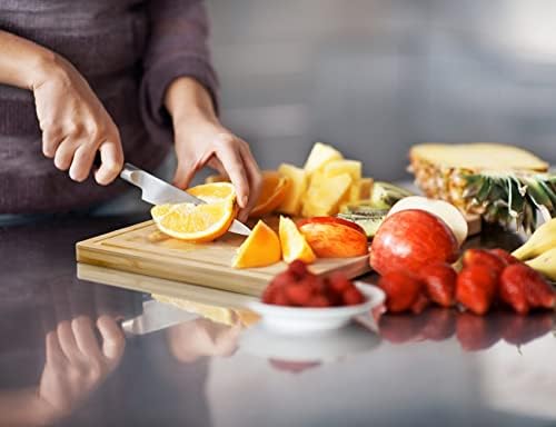 Bamboo Cutting Board Set for Kitchen,Set of 3 Chopping Boards with