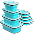 Set of 4 Collapsible Foldable Silicone Food Storage Container With BPA