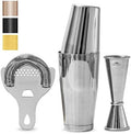 A Bar Above Cocktail Shaker Set, 4-Piece Professional Bartender Kit
