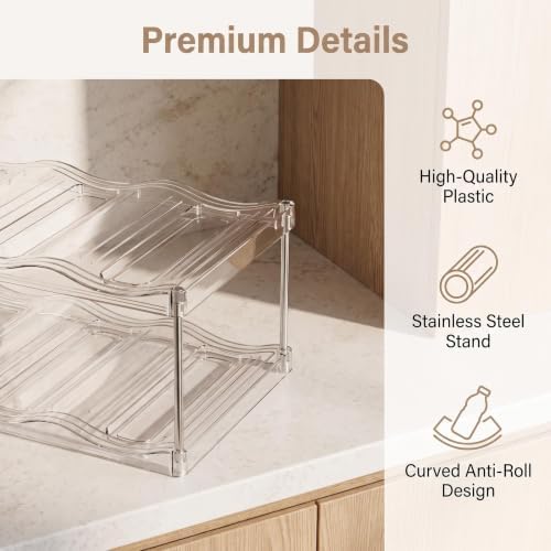 Opps Water Bottle Organizer for Cabinet - 3 Tier Stanley Cup Holder