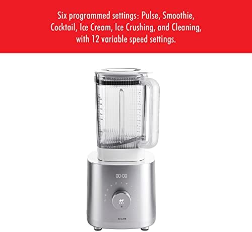 ZWILLING Enfinigy Power Blender, 64oz, Silver