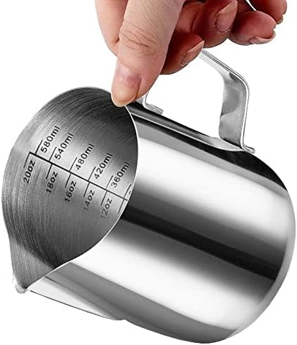 Stainless Steel Milk Frothing Pitcher Cappuccino Pitcher Pouring Jug