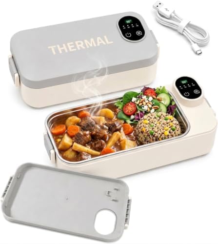 Rechargeable Timer-Controlled Heated Lunchbox