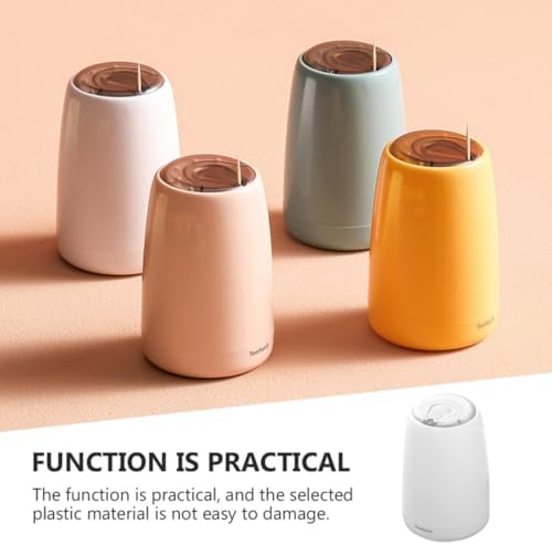 Automatic Pop-up Toothpick Dispenser Plastic Holder for Home