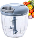 900ML Manual Food Chopper Vegetable Chopper,Hand Vegetable