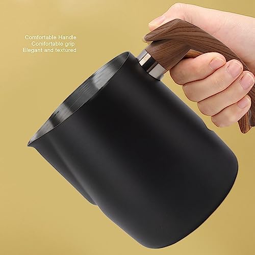 20oz Milk Frothing Pitcher, Steaming Cup with Measurement Scale