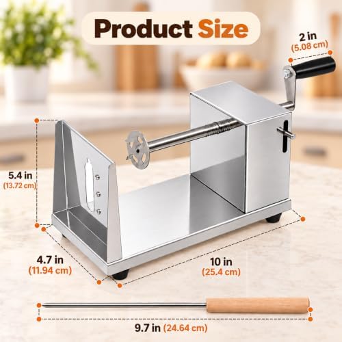 Twisted Potato Slicer, Tornado Curly Fry Cutter