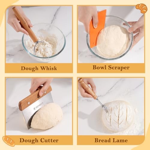 Sourdough Starter Kit, 9-Inch Round and 10-Inch Oval Baskets