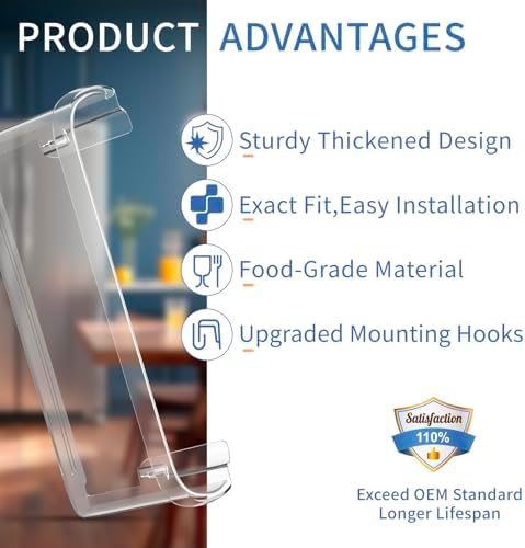 (2-Pack) UPGRADED 242126602 Refrigerator Door Shelves Bin Replacement