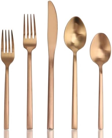 20 Piece Silverware Set for 4,Stainless Steel Flatware Set,Tableware